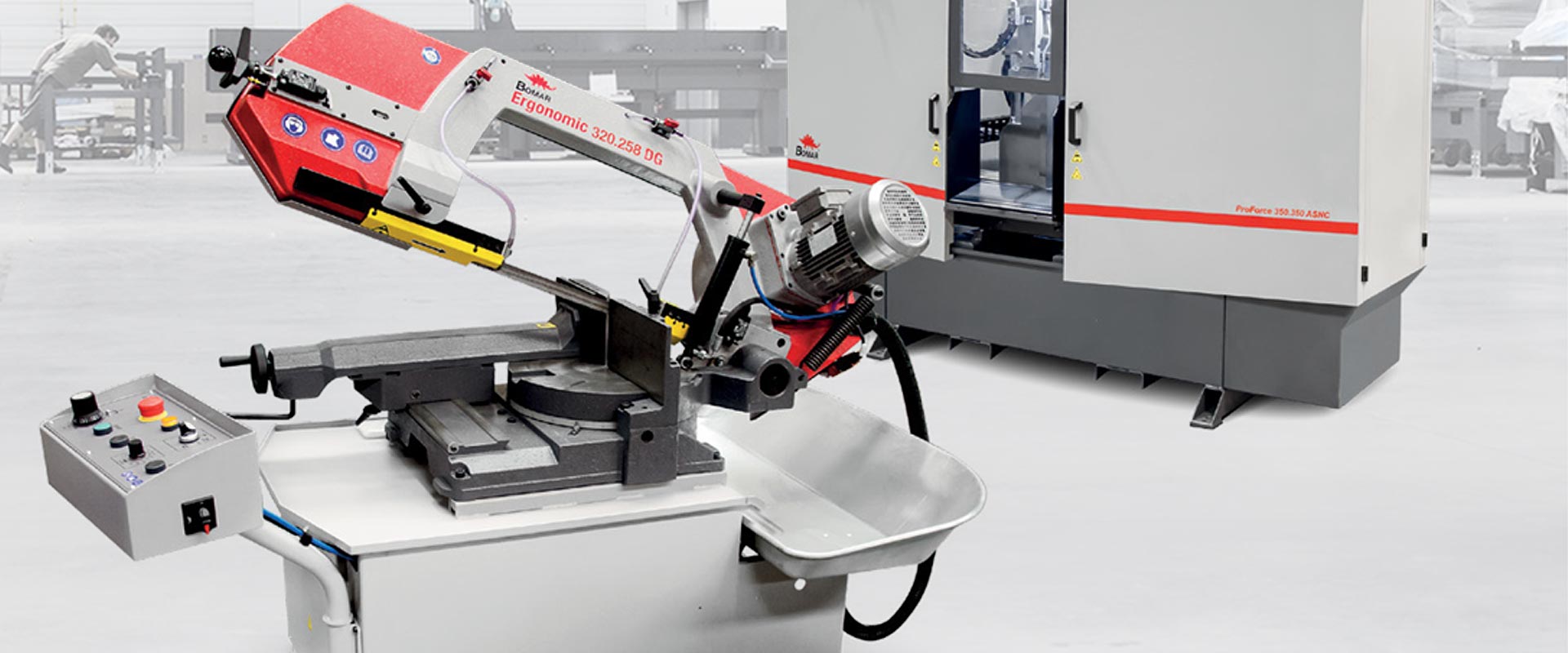 Bomar Germany Bandsägen, Hochleistungskreissägen, Schleifmaschinen